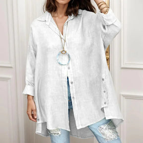 [Compre 1 e Leve 2] Camisa Saint-Tropez™ em Linho de Algodão com Design Oversized