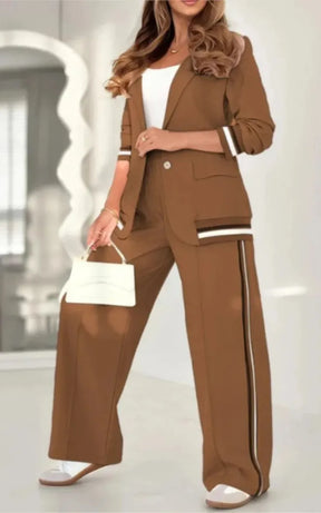 Conjunto Feminino Casaquinho e Calça Luiza